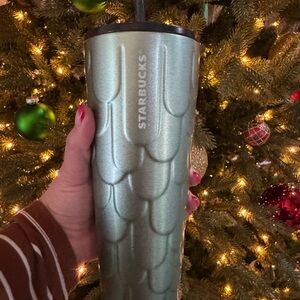 Starbucks Metallic Green Tumbler